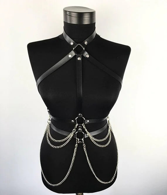 Leather Chain Costume Accessorie
