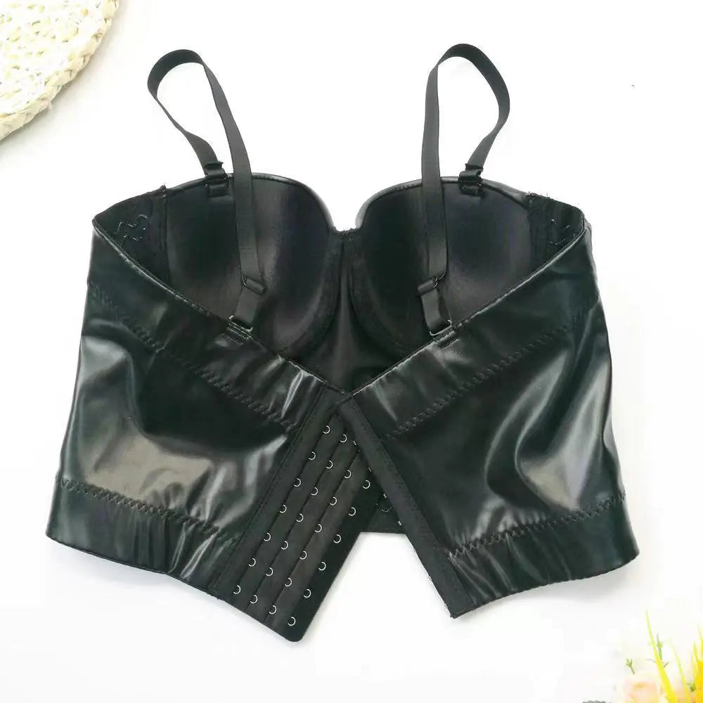 XXX Leather Corset Top
