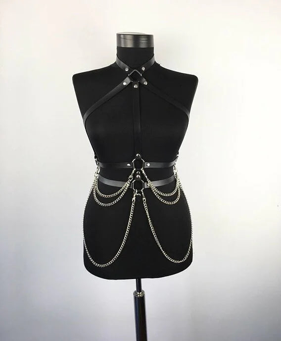 Leather Chain Costume Accessorie