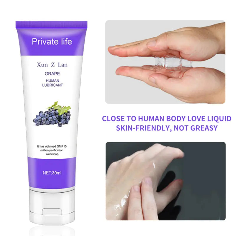 Fruit-Flavored Water-based Lubricant for Adults