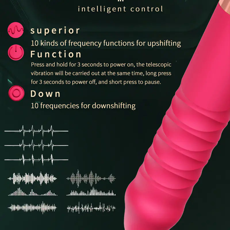 Automatic Telescopic Dildo