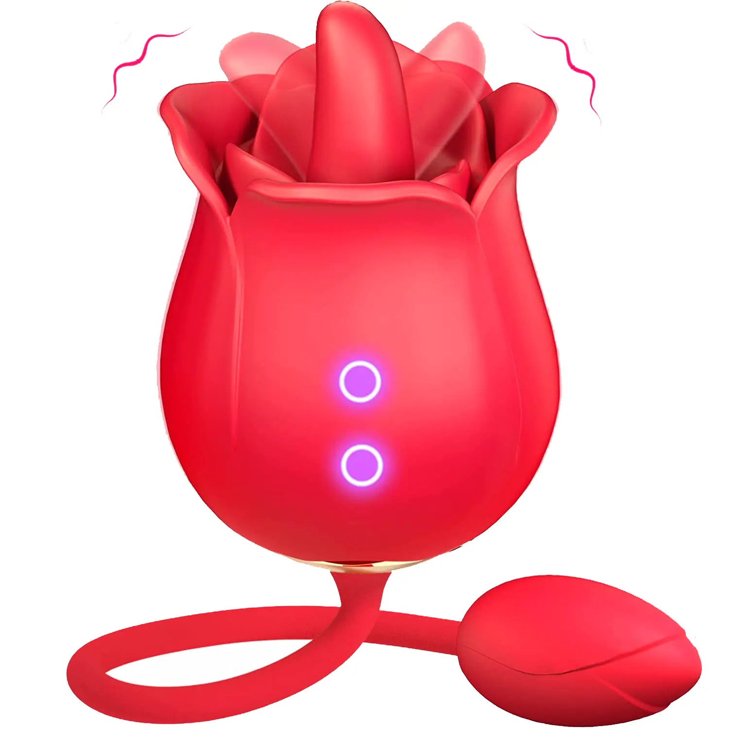 Rose Tongue Vibrator 2- G Spot and Clitoral Stimulation