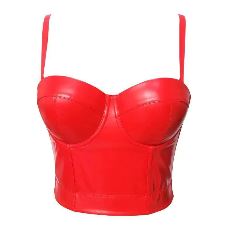 XXX Leather Corset Top