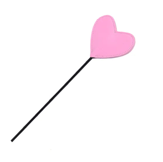 Pink Heart Leather Paddle