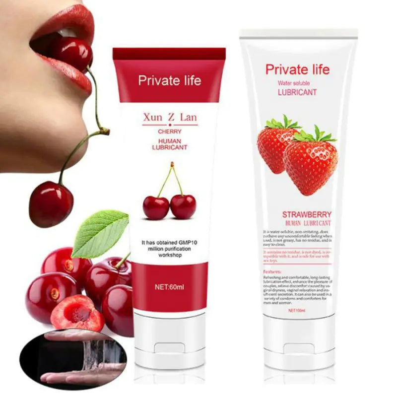 Fruit-Flavored Water-based Lubricant for Adults