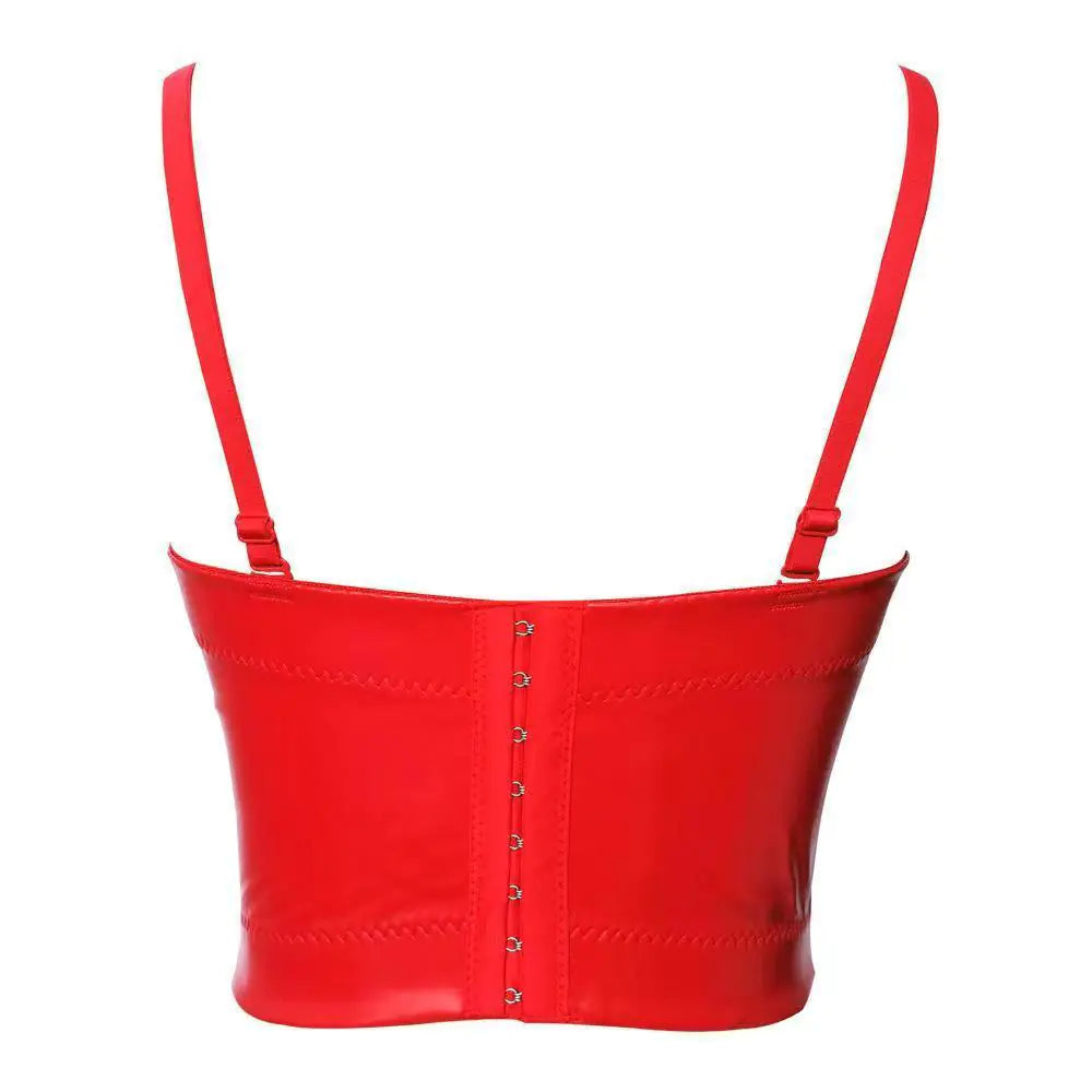 XXX Leather Corset Top