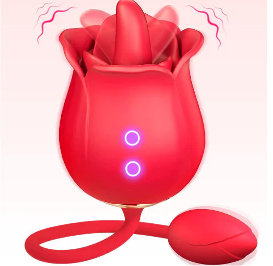 Rose Tongue Vibrator 2- G Spot and Clitoral Stimulation